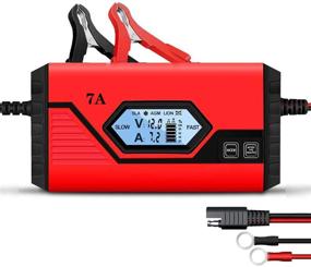 img 4 attached to 🔋 GOOSUO Smart Battery Maintainer: Versatile 12V/7Amp Charger for Car RV SUV Truck Motorcycle Boat Lawn Mower - All Battery Types Supported!