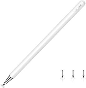 img 4 attached to 🖊️ iPad Stylus Pen, Digiroot Stylist with Magnetic Cap, Touch Screen Stylus for Apple iPhone/iPad/Mini/Air, Android, Surface, Tablet, Laptop - White