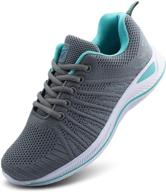 👟 jabasic athletic sneakers: stylish & breathable grey women's shoes for active comfort logo