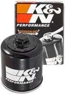 🛵 high performance k&amp;n motorcycle oil filter for piaggio, aprilia, derbi, peugeot, malaguti, gilera vehicles - fits synthetic or conventional oils: kn-183, premium and black logo