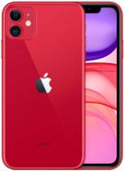 renewed at&amp;t red apple iphone 11 (64gb, us version) logo