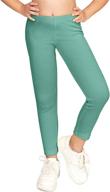 👧 caomp girls 100% organic cotton leggings: quality girls' clothing for comfortable leggings logo