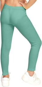 img 3 attached to 👧 CAOMP Girls 100% Organic Cotton Leggings: Quality Girls' Clothing for Comfortable Leggings