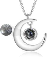 🌙 soulmeet: seo-optimized sterling silver moon necklace, "i love you in 100 languages" projection jewelry for girlfriend, wife, mom, daughter, sister logo