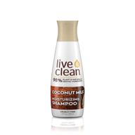 🥥 live clean moisturizing coconut milk shampoo - 12 oz | nourishing haircare solution logo
