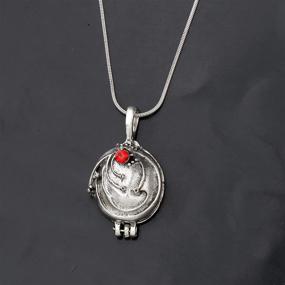 img 2 attached to Vampire Girl Vervain Charm Necklace for Halloween - Perfect Gift for Vampire Fans, Halloween Jewelry