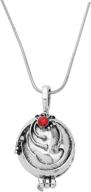 vampire girl vervain charm necklace for halloween - perfect gift for vampire fans, halloween jewelry logo