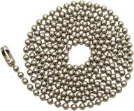 🔗 westinghouse 7723800 brushed nickel chain: durable 3-foot length with convenient connector логотип