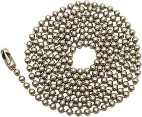 img 1 attached to 🔗 Westinghouse 7723800 Brushed Nickel Chain: Durable 3-foot Length with Convenient Connector