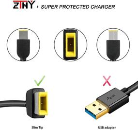 img 2 attached to 💡 Lenovo 230W Laptop Charger - Slim Tip AC Adapter for Ideapad, Legion, Thinkpad - High Power Supply - ZTHY