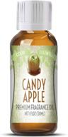 🍏 candy apple scented oil by good essential: premium 1oz fragrance oil for aromatherapy, soaps, candles & more! logo