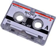 🎥 sony mc-60 mc60 microcassette blank cassette tape disc 60 min - pack of 3 tapes logo