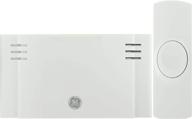 🔔 ge wireless doorbell kit: battery-operated receiver, 1 push button, 2 melodies, 4 volume levels, 150 ft range, mountable - white (19247) logo