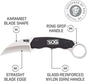 img 3 attached to SOG Survival Karambit Knife Adjustable