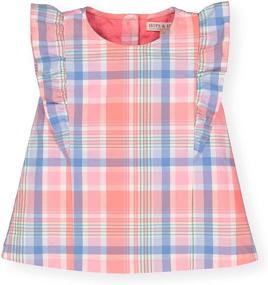 img 4 attached to 👗 Chic and Trendy Hope Henry Girls Woven Flutter Girls' Clothing: Stylish & High-Quality Fashion!