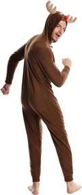 img 3 attached to 🎄 Cozy up with SLEEPHERO Christmas Novelty Reindeer Pajamas - Experience Festive Comfort!