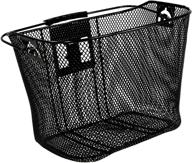 🚲 schwinn wire basket - quick release, black - ideal for bikes, medium size logo