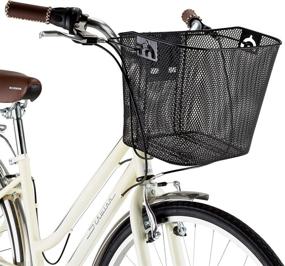 img 2 attached to 🚲 Schwinn Wire Basket - Quick Release, Black - Ideal for Bikes, Medium Size