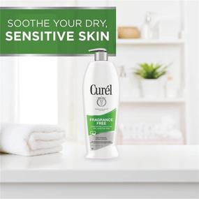 img 1 attached to Curel Fragrance Free Comforting Body Lotion: Advanced Moisturizer for Dry, Sensitive Skin, Repairs Moisture Barrier - 20oz