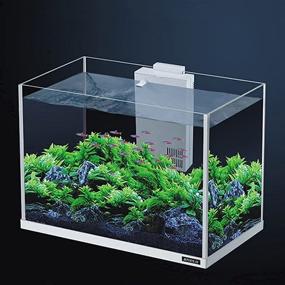 img 3 attached to 🐠 XEOGUIYA Submersible Internal Fish Tank Filter - 300L/H Power Waterfall Hanging Aquarium Filter for Up to 40 Gallon Fish Tank