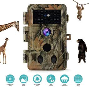 img 3 attached to Stealth Camouflage Game & Wildlife Trail Camera – Night Vision 24MP 2304x1296P MP4 Video – Motion Activated, Waterproof Farm & Ranch Field Camera for Outdoor Deer Hunting Tracking & Backyard Surveillance