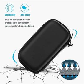 img 1 attached to 🚗 ProCase Carrying Case for Crucial X8 Portable SSD 1TB/500GB - Travel EVA Case for Crucial X8 1TB/500GB External SSD - Black