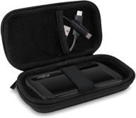 🚗 procase carrying case for crucial x8 portable ssd 1tb/500gb - travel eva case for crucial x8 1tb/500gb external ssd - black logo