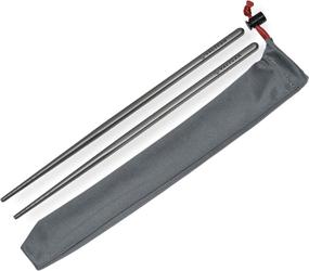 img 2 attached to VTC Titanium Camping Chopsticks - 9 inch (230mm)