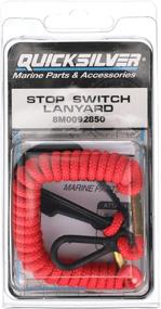 img 1 attached to 🚤 Quicksilver 8M0092850 Marine Safety Lanyard: Emergency Stop Switch for Ultimate Safety, Bright Red Finish, 54-Inch