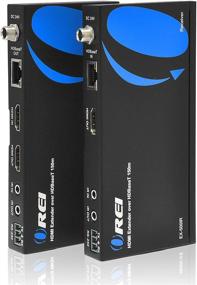 img 4 attached to 🔌 OREI EX-500IR: High-Performance HDMI Extender over Cat5e/6 Ethernet LAN Cable - Up to 500 Feet - Advanced Features: IR, HDMI Loop-out, RS-232, PoC, HDMI Balun