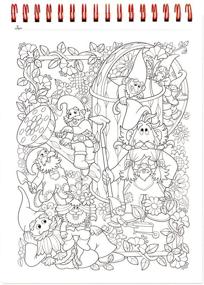 img 2 attached to 🌼 Stress-Relieving Coloring Book: Garden Paths | Intricate Animal Designs and Garden Scenes for Relaxation, Creativity | Topbound Large Format (8.6 x 11.75 inches)