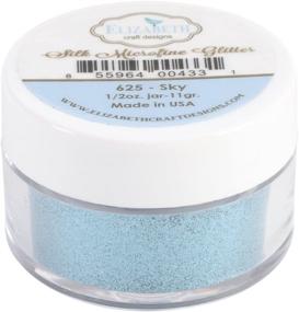 img 1 attached to ✨ Sparkle and Shine with Elizabeth Crafts Silk Microfine Glitter in Sky - 11 Grams