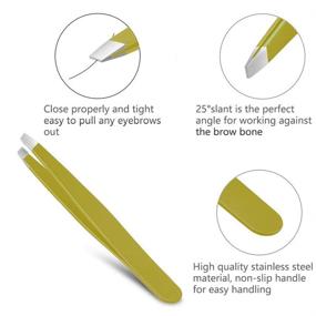 img 1 attached to Tweezers Precision Stainless Eyebrows Blackhead