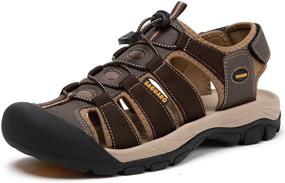 img 4 attached to Ultimate Waterproof Breathable Fisherman Men's Sandals and Athletic Shoes by SAGUARO