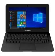 thomson wwneo10a4bk64 10.1-inch intel atom z8300 processor 4gb ram, 64gb internal 💻 storage, intel hd 400 graphics, windows 10 home with mobile office - black logo