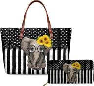 🌻 sunflower handbag shoulder organizer women's handbags, wallets, and shoulder bags by wellflyhom logo