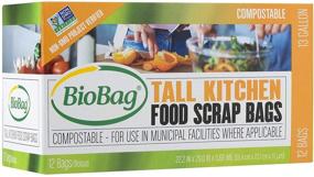 img 4 attached to 🌿 BioBag 13 Gallon Tall Kitchen Bags - 3 Pack, 12 Bags per Box (Total 36 Bags) - Ideal for Food Waste and Organic Composting