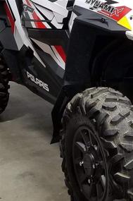 img 1 attached to 🛡️ Defend Your UTV Thoroughly with DEF 2879938 Front Mud Flap Lower Rubber Mud Kit - Perfect Replacement for Polaris RZR Models (2014-2019) - Protect Your Ride!