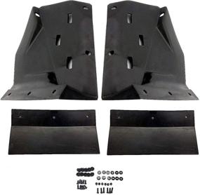 img 4 attached to 🛡️ Defend Your UTV Thoroughly with DEF 2879938 Front Mud Flap Lower Rubber Mud Kit - Perfect Replacement for Polaris RZR Models (2014-2019) - Protect Your Ride!