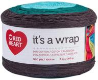 introducing red heart it's a 💖 wrap action: versatile yarn for endless creative projects! logo