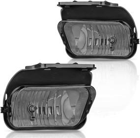 img 4 attached to 🚗 Enhance Visibility and Style: AUTOSAVER88 Smoke Lens Fog Lights for 2003-2007 Chevy Silverado & 2002-2006 Avalanche, No Body Cladding - OE Style Replacement with H10 Bulbs