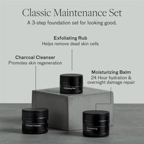 img 3 attached to Men's Classic Maintenance Collection: Lumin's Skincare Trio to Cleanse, Hydrate, and Renew Oily Skin