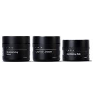 men's classic maintenance collection: lumin's skincare trio to cleanse, hydrate, and renew oily skin logo