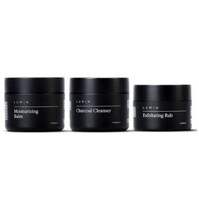img 4 attached to Men's Classic Maintenance Collection: Lumin's Skincare Trio to Cleanse, Hydrate, and Renew Oily Skin