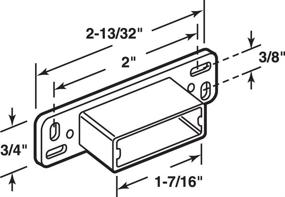 img 1 attached to Prime Line Products 7145 Drawer Track