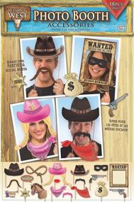 img 1 attached to Wild West Photo Booth Accessories