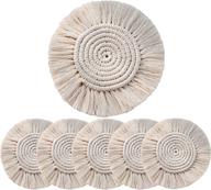 🏠 exquisite jullya macrame coasters: elevate your bohemian housewarming experience logo