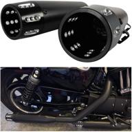 🔊 handmo 3.0'' slip-on выхлоп для моделей sportster 2014-2021: улучшите свой harley sportster с рычащим звуком логотип