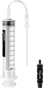 img 4 attached to 🔧 Thinvik Tubeless Sealant Injector for Stans No Tubes: 3.5 oz/100ML Syringe with Presta Schrader Valve Core Removal Tool & Other Sealants