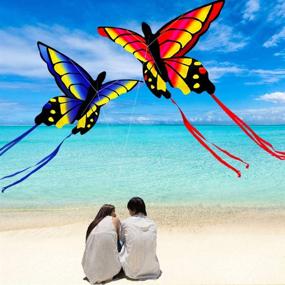 img 1 attached to 🦋 HENGDA KITE Colorful Butterfly Activities: Engaging Entertainment for All Ages